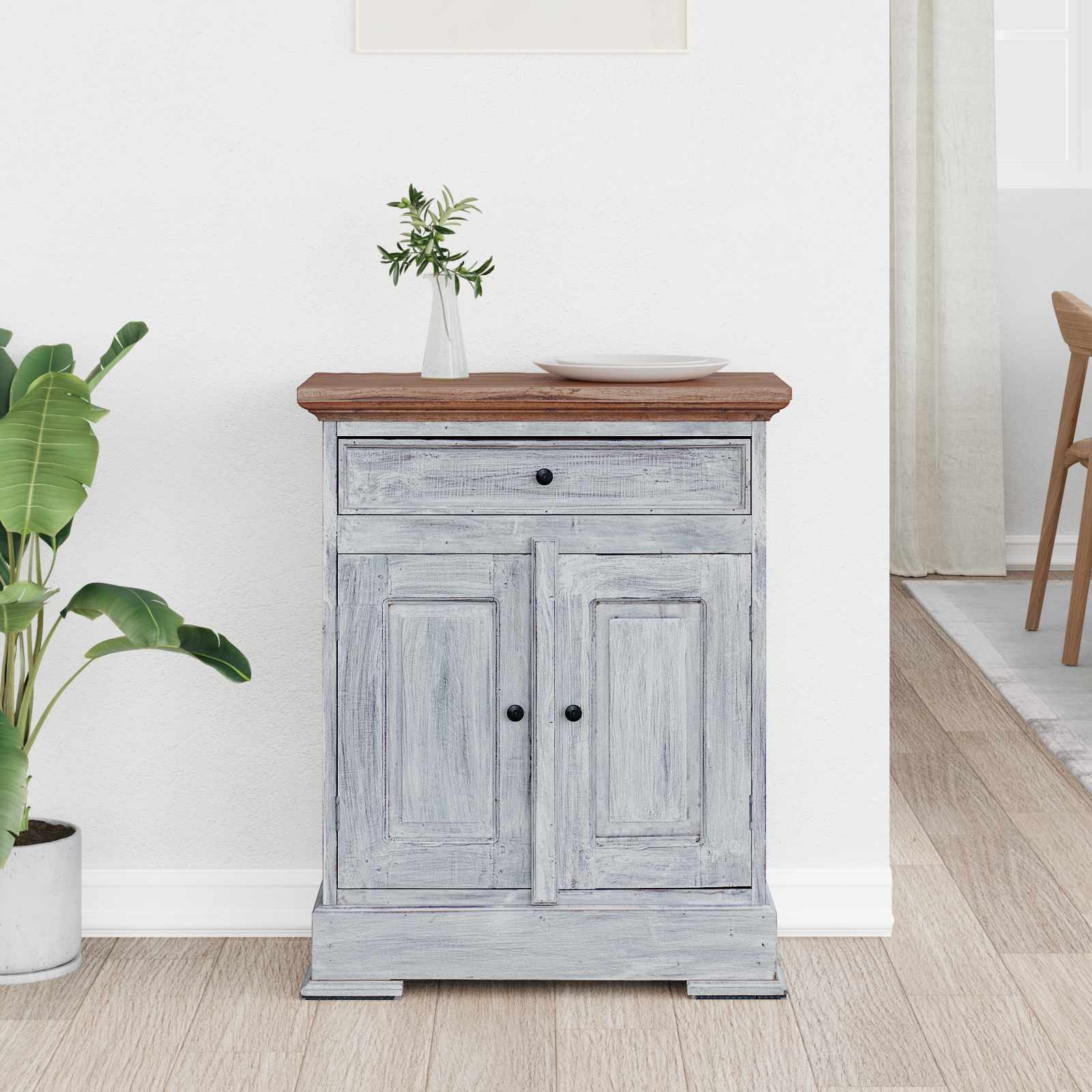 Ντουλάπι αποθήκευσης 63 x 30 x 79 εκ Στερεό ξύλο Μαόνι