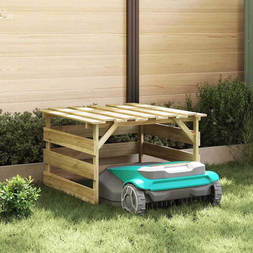 Γκαράζ Χλοοκοπτικού Καφέ 84 x 80 x 56 εκ - Pakobazaar