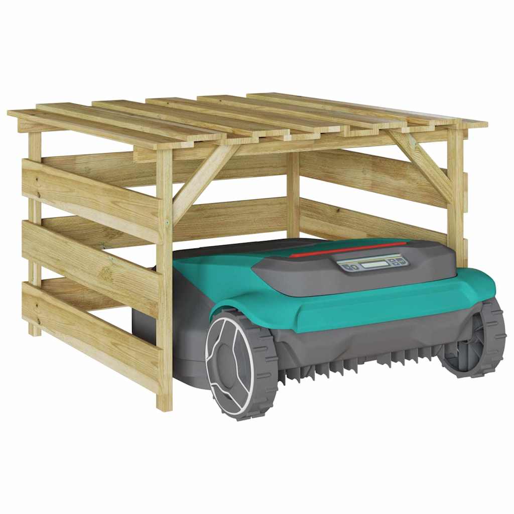 Γκαράζ Χλοοκοπτικού Καφέ 84 x 80 x 56 εκ - Pakobazaar