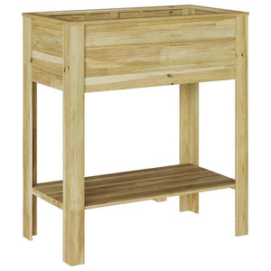 Υψηλός Γλάστρα με ράφι Καφέ 85,5 x 46,5 x 96 εκ. - Pakobazaar