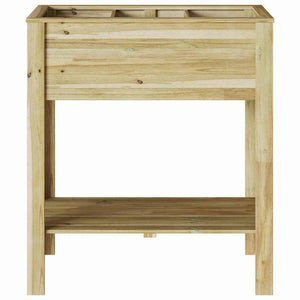 Υψηλός Γλάστρα με ράφι Καφέ 85,5 x 46,5 x 96 εκ. - Pakobazaar