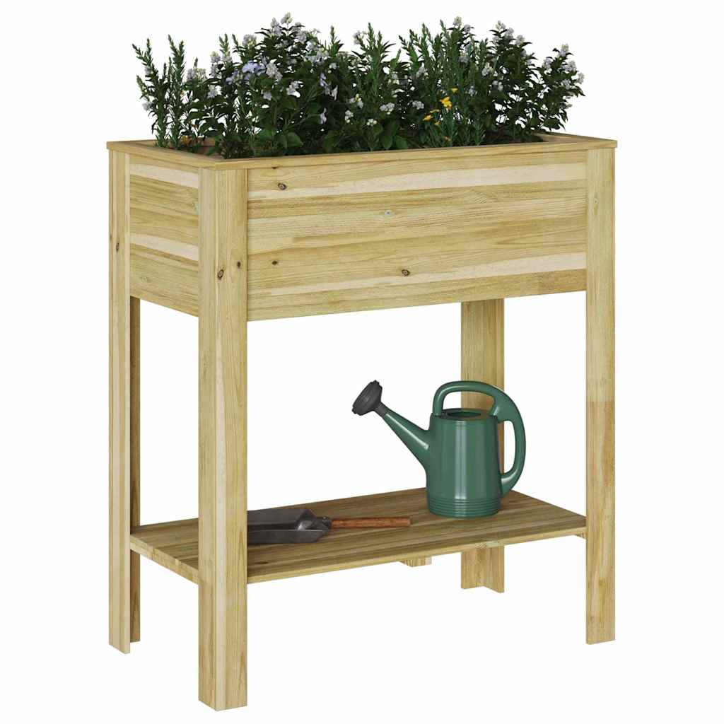 Υψηλός Γλάστρα με ράφι Καφέ 85,5 x 46,5 x 96 εκ. - Pakobazaar