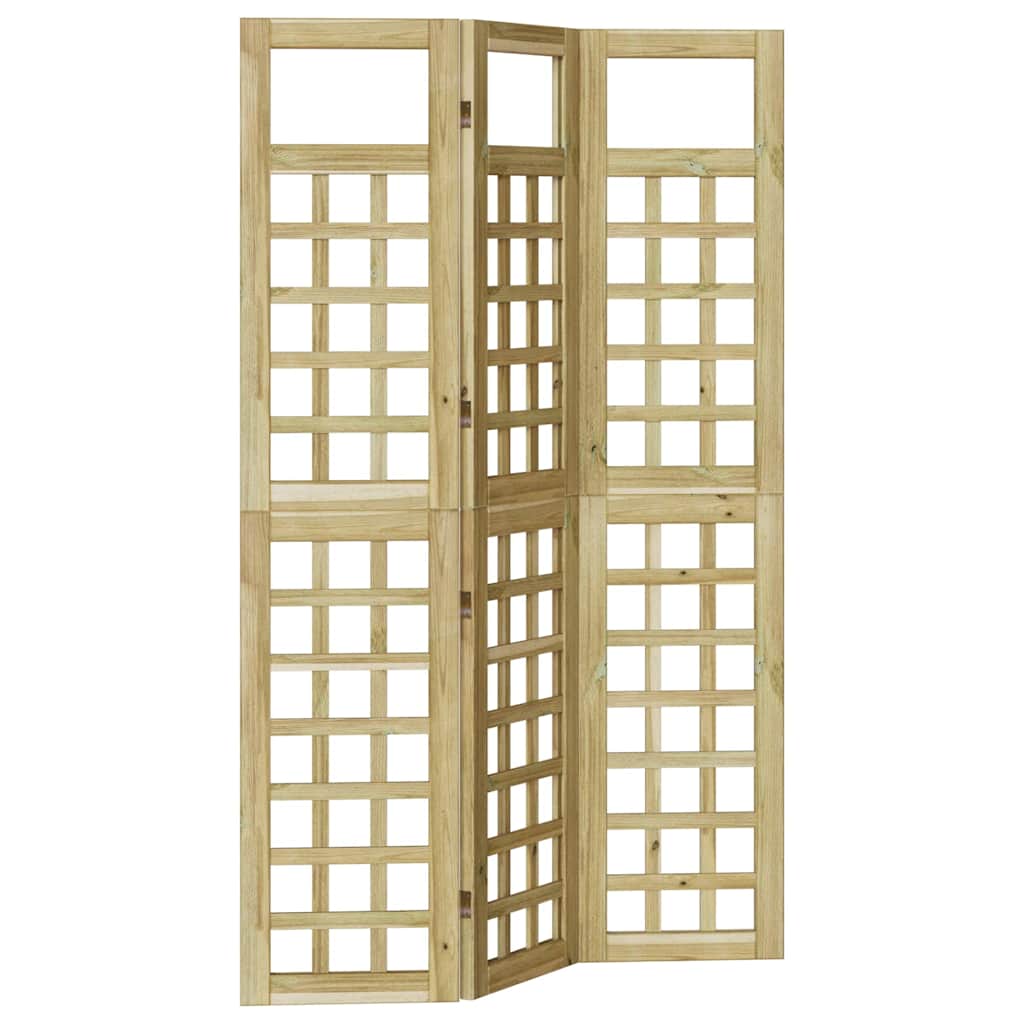 Οθόνη Ιδιωτικότητας Μέλι Καφέ 121 x 180 cm Στερεό ξύλο πεύκου - Pakobazaar
