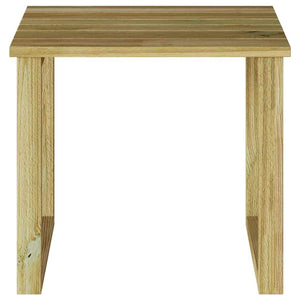 τραπέζι Φυσικό 40 x 40 x 36 cm Εμποτισμένο Ξύλο Πεύκου - Pakobazaar