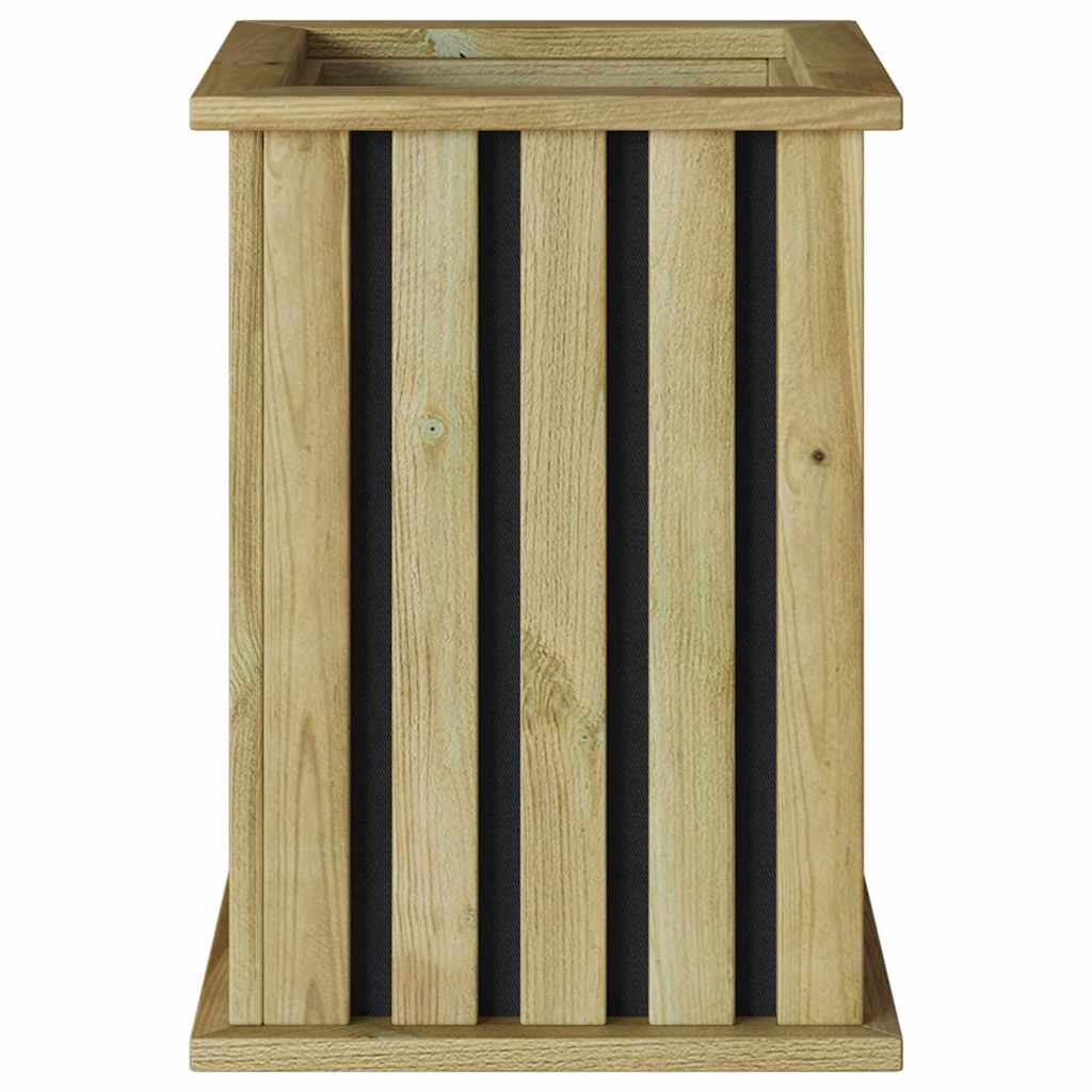 Κουτιά γλάστρων Καφέ 33 x 33 x 45 εκ Εμποτισμένο Ξύλο Πεύκου - Pakobazaar