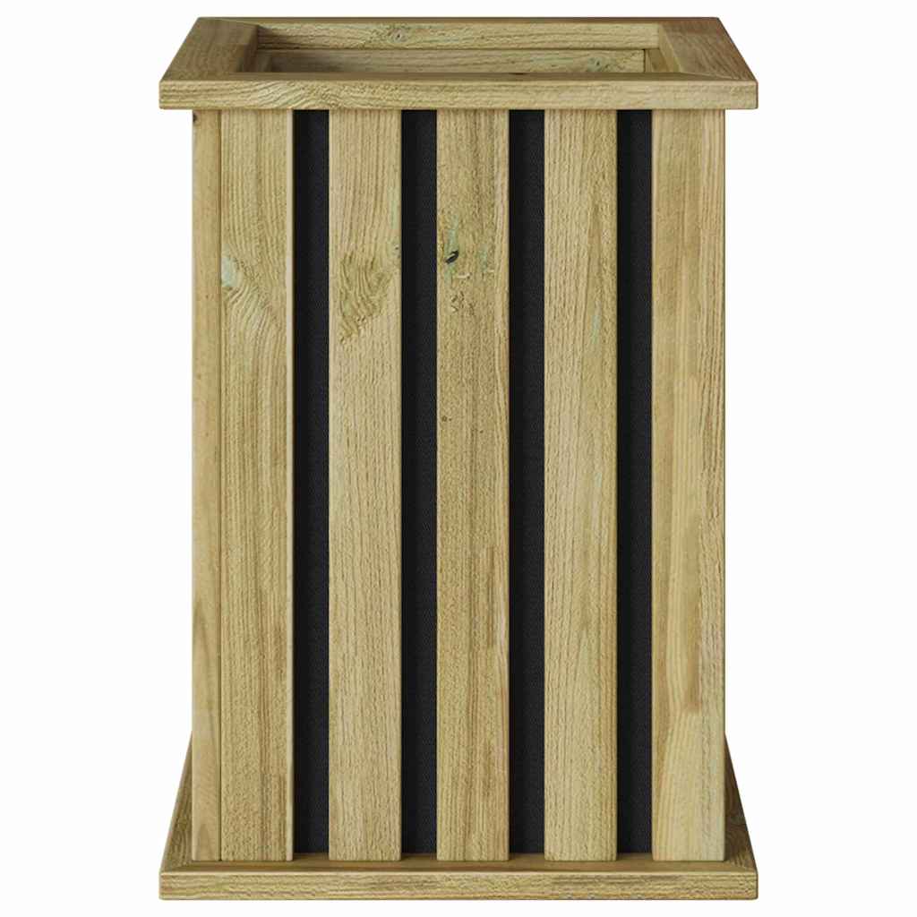 Κουτιά γλάστρων Καφέ 33 x 33 x 45 εκ Εμποτισμένο Ξύλο Πεύκου - Pakobazaar