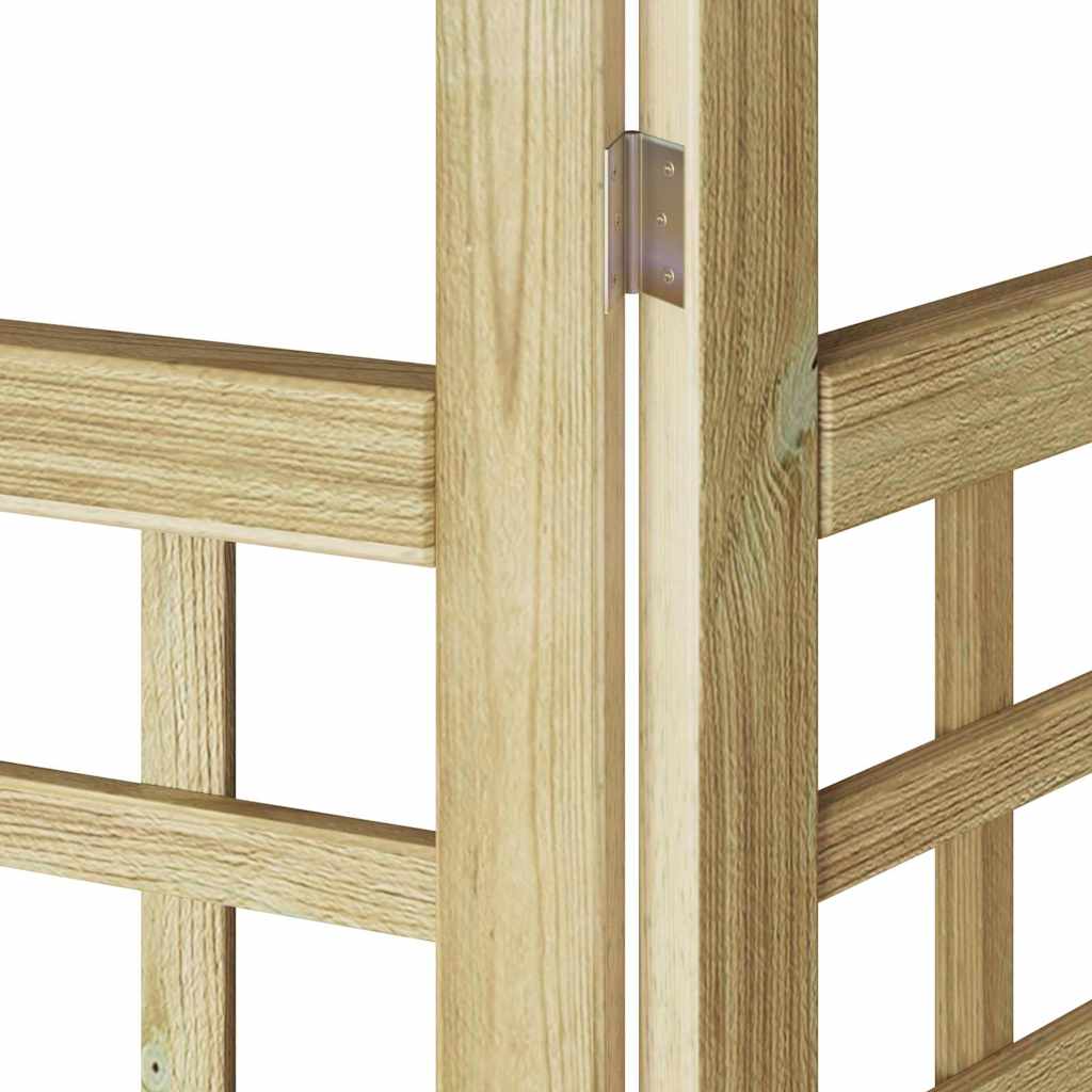 Οθόνη Ιδιωτικότητας Μέλι Καφέ 160 x 180 cm Στερεό ξύλο πεύκου