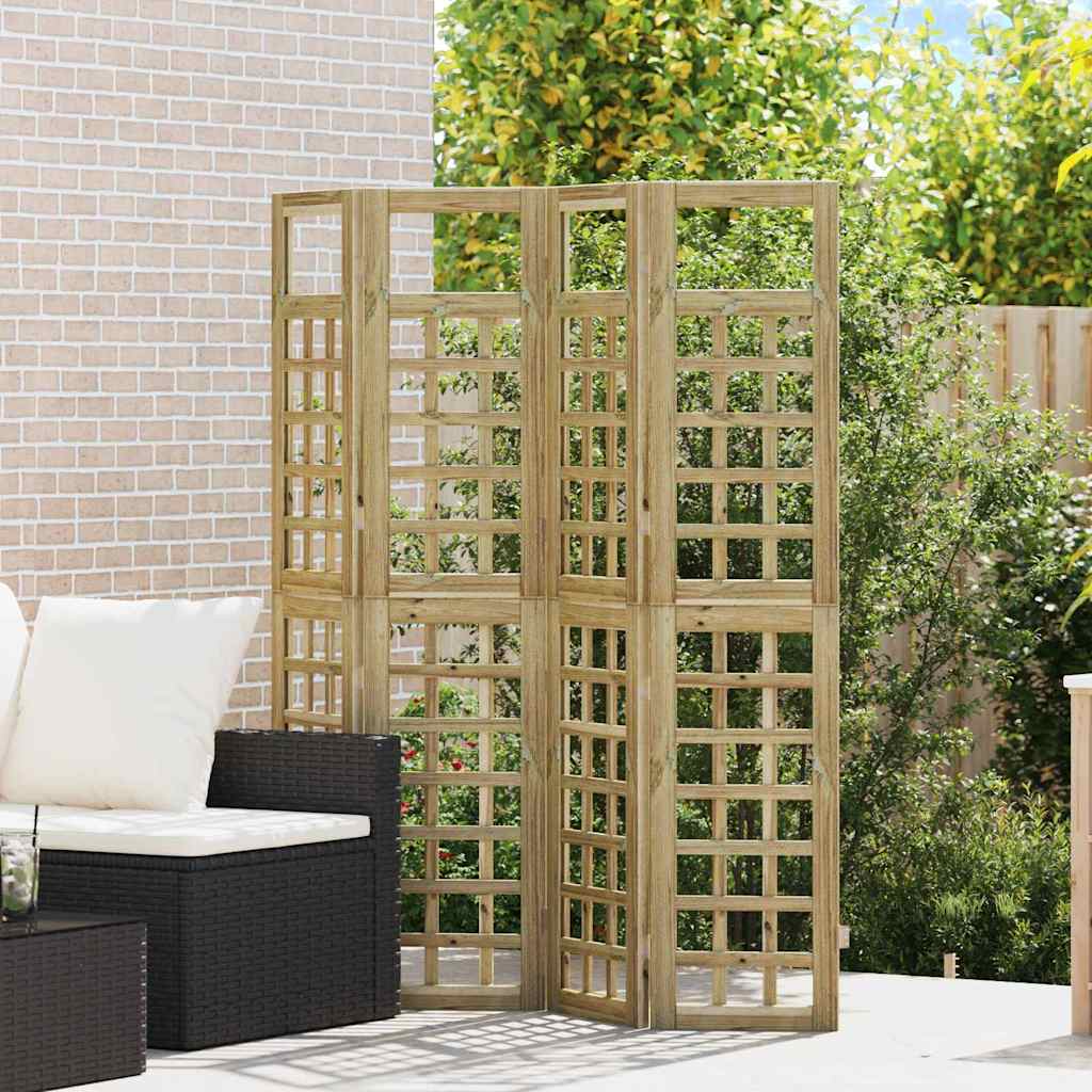 Οθόνη Ιδιωτικότητας Μέλι Καφέ 160 x 180 cm Στερεό ξύλο πεύκου