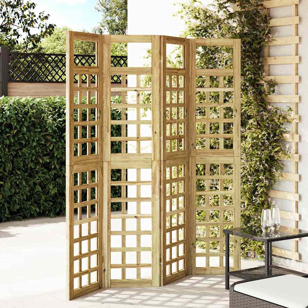 Οθόνη Ιδιωτικότητας Μέλι Καφέ 160 x 180 cm Στερεό ξύλο πεύκου