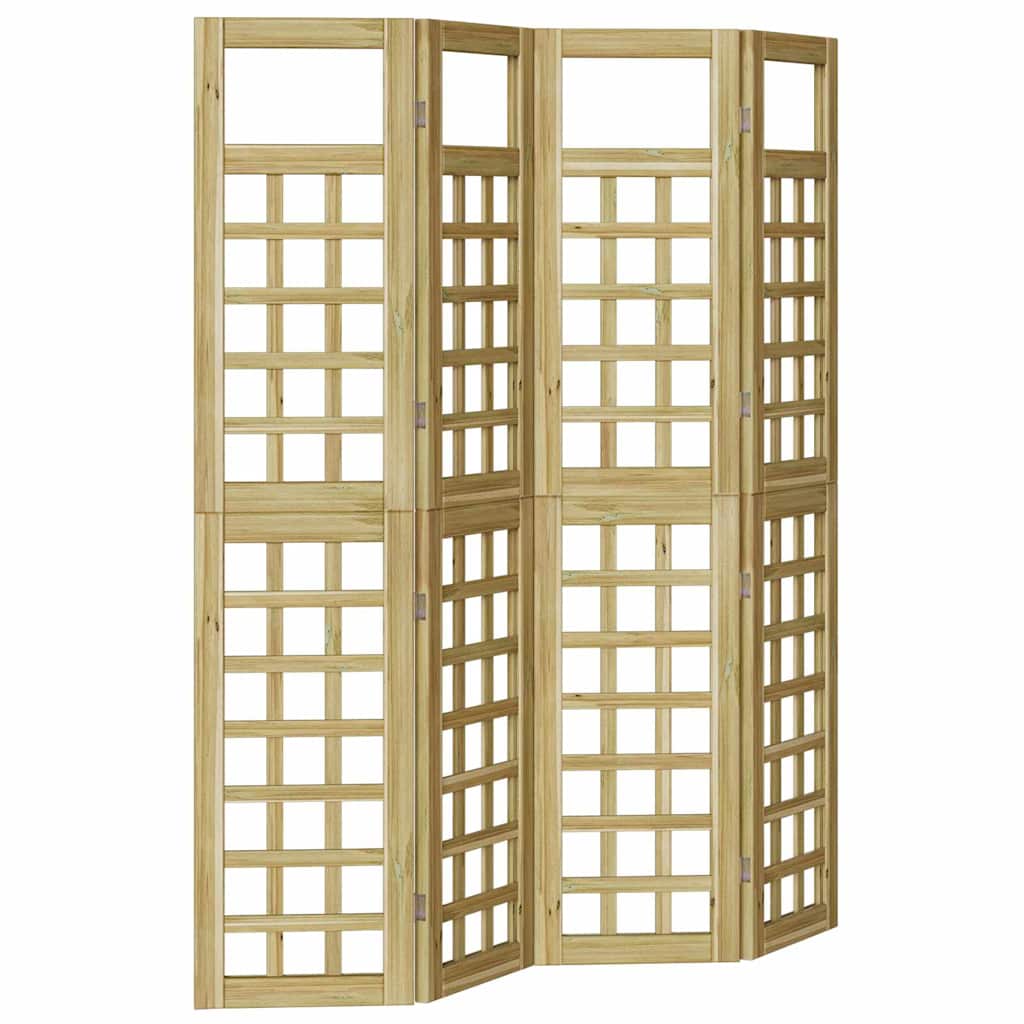 Οθόνη Ιδιωτικότητας Μέλι Καφέ 160 x 180 cm Στερεό ξύλο πεύκου