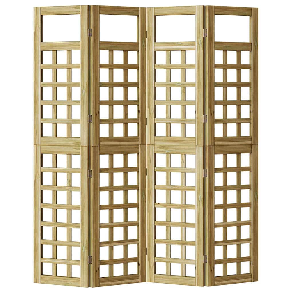 Οθόνη Ιδιωτικότητας Μέλι Καφέ 160 x 180 cm Στερεό ξύλο πεύκου