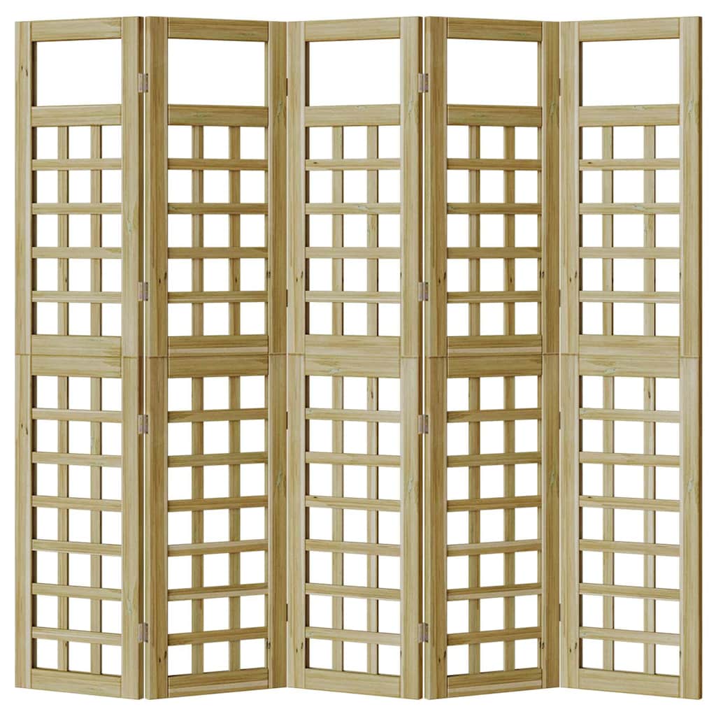 Οθόνη Ιδιωτικότητας Μέλι Καφέ 200 x 180 cm Στερεό ξύλο πεύκου