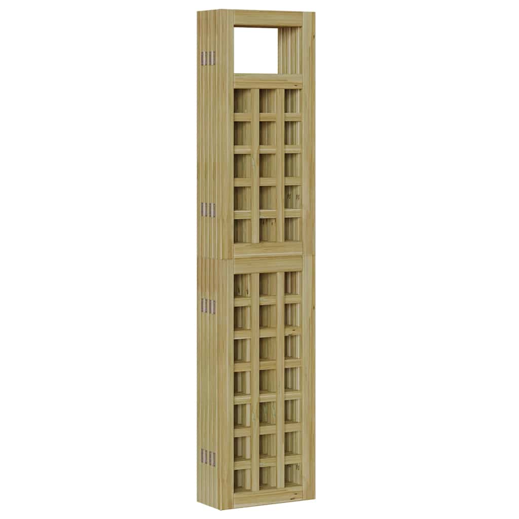 Οθόνη Ιδιωτικότητας Μέλι Καφέ 240 x 180 cm Στερεό ξύλο πεύκου
