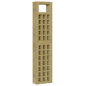 Οθόνη Ιδιωτικότητας Μέλι Καφέ 240 x 180 cm Στερεό ξύλο πεύκου