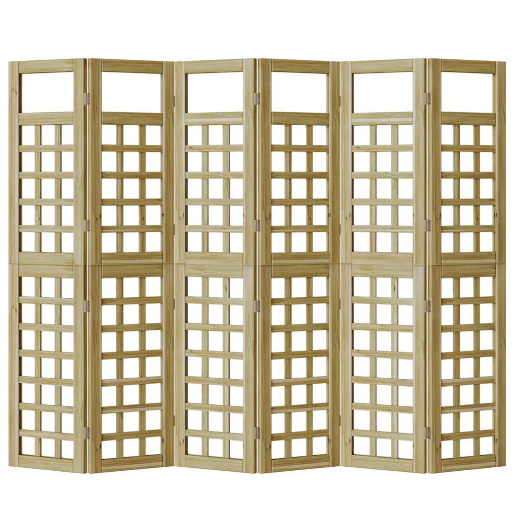 Οθόνη Ιδιωτικότητας Μέλι Καφέ 240 x 180 cm Στερεό ξύλο πεύκου