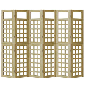 Οθόνη Ιδιωτικότητας Μέλι Καφέ 240 x 180 cm Στερεό ξύλο πεύκου