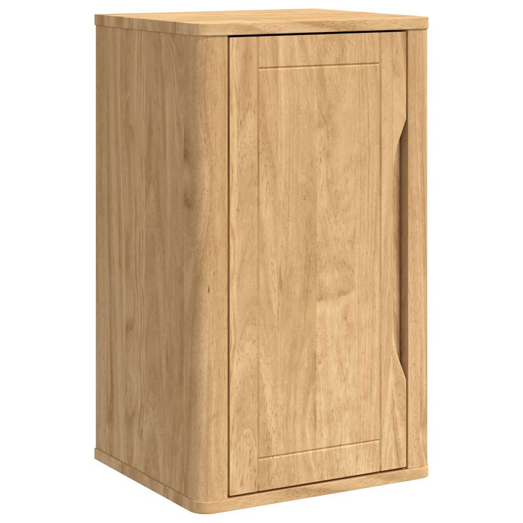 Σετ Επίπλων Μπάνιου FLORO 4 pcs Κερωτό καφέ Στερεό ξύλο πεύκου - Pakobazaar