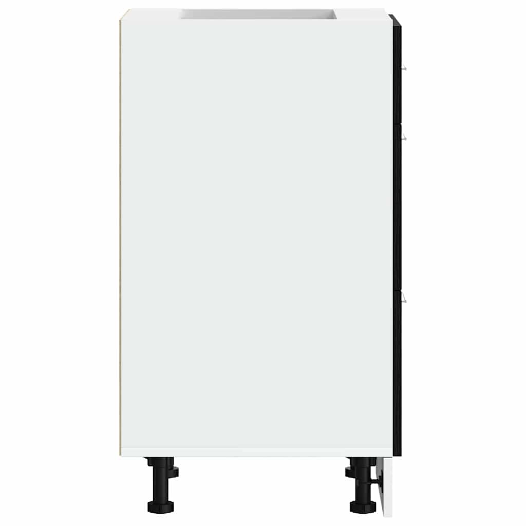 Βάση Ντουλάπας Κουζίνας με συρτάρι Μαύρη Οξυά 40 x 46 x 81,5 εκ - Pakobazaar