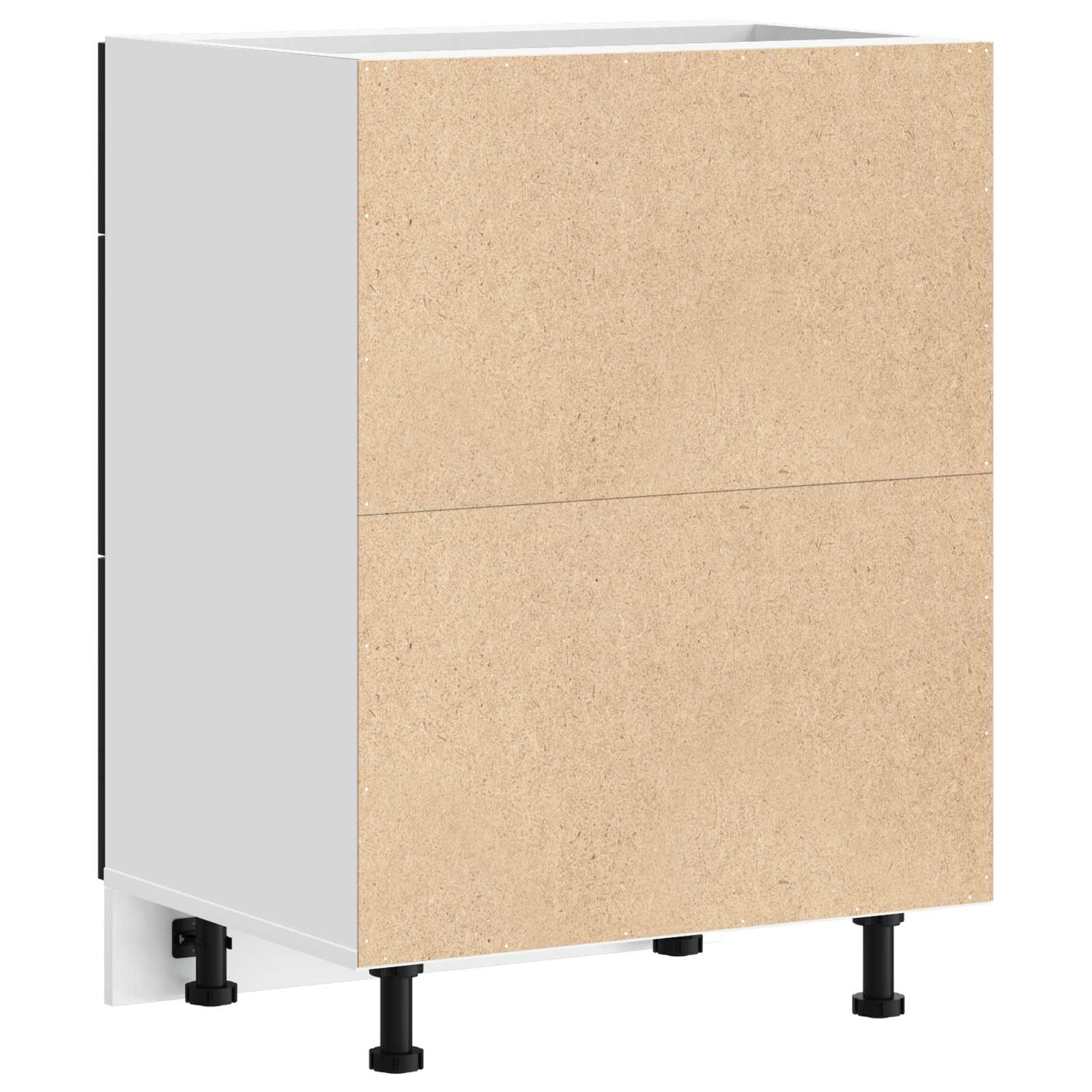 Βάση Ντουλάπας Κουζίνας με συρτάρι Μαύρη Οξυά 60 x 46 x 81,5 εκ - Pakobazaar