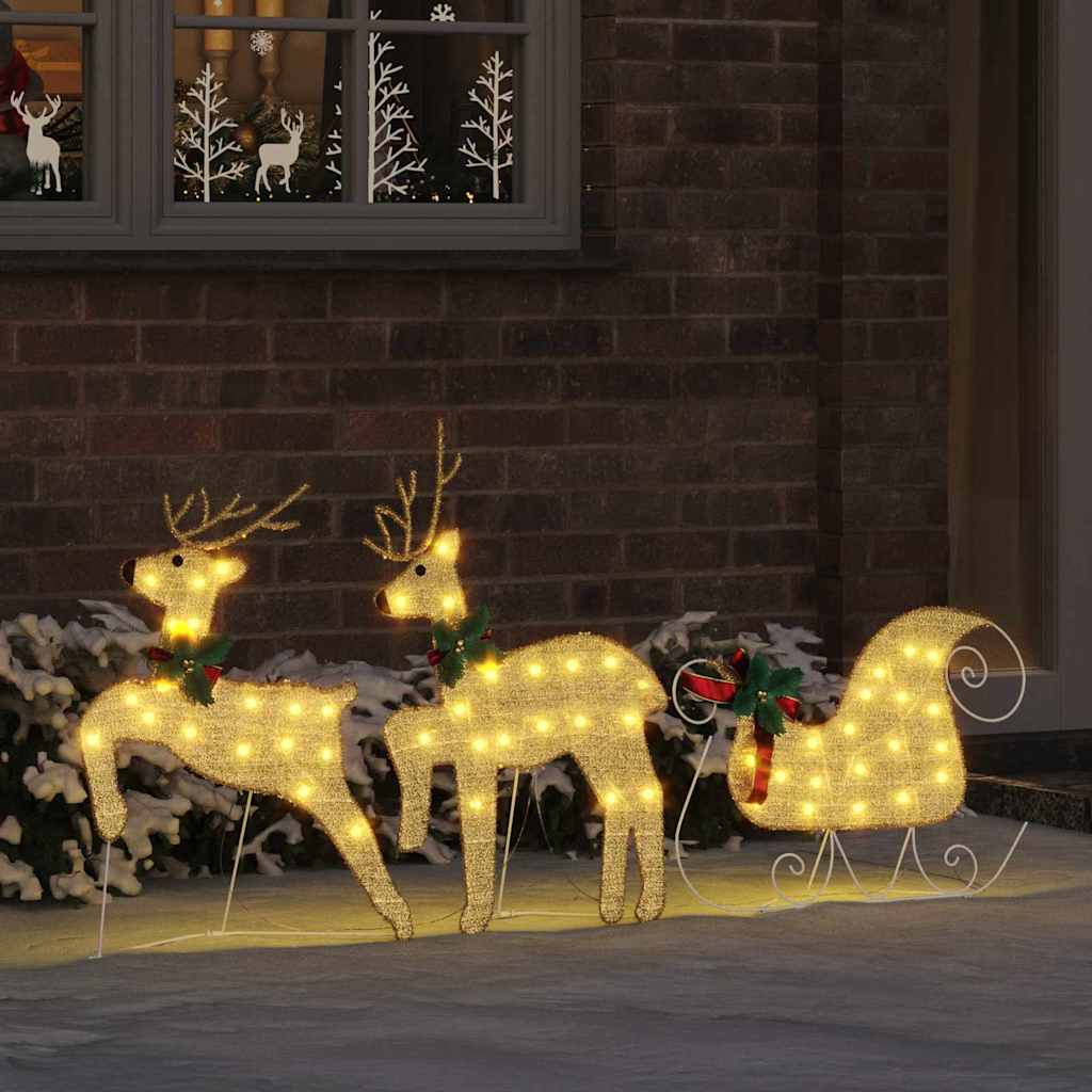 LED Ελάφια 3 pcs Θερμό λευκό ύφασμα - Pakobazaar