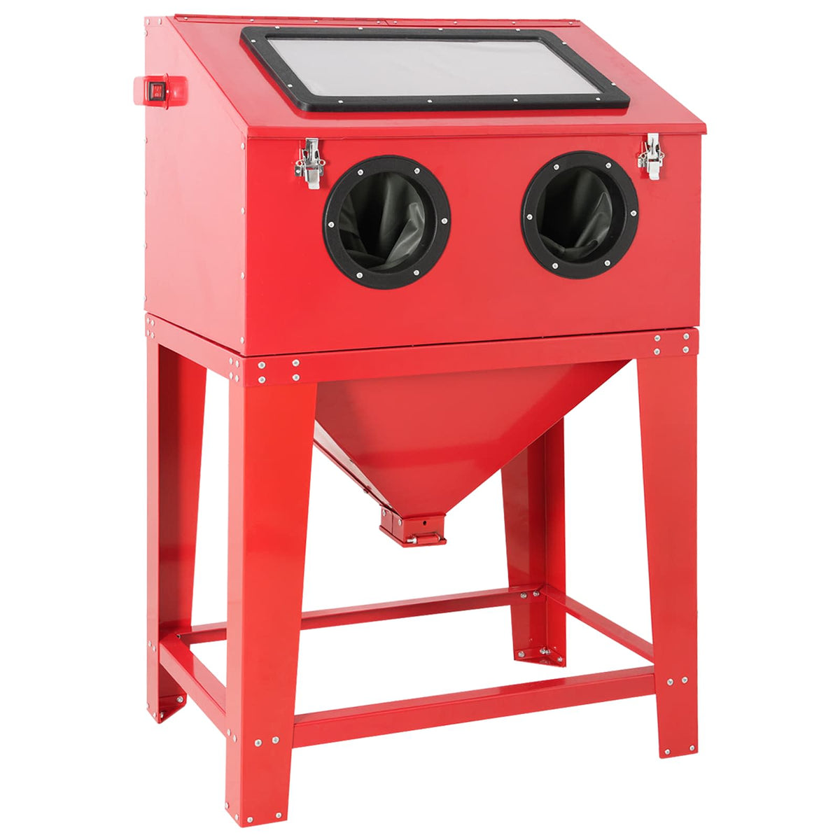 Καμπίνα αμμοβολής 245 L 120PSI Ψυχρής έλασης χάλυβας