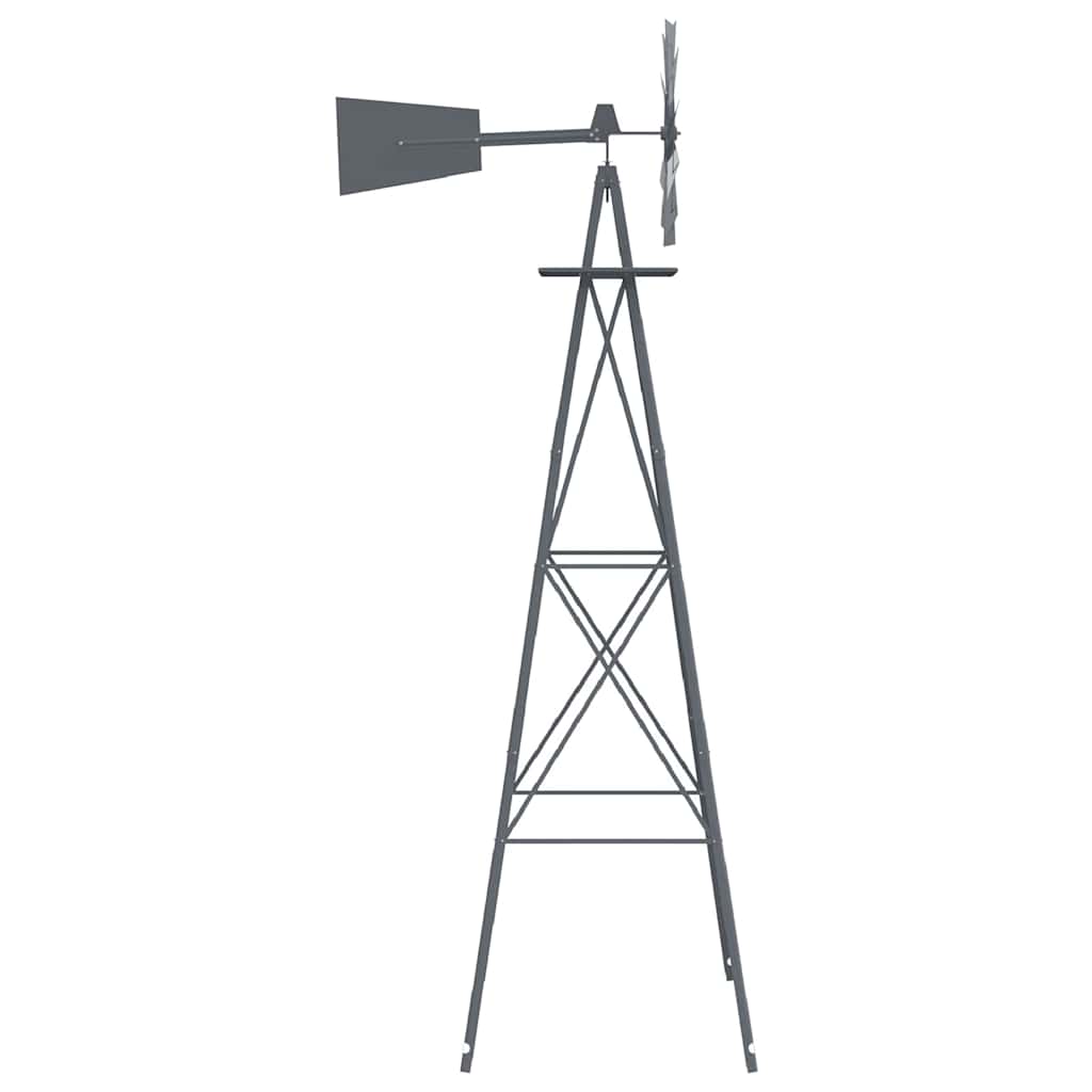 Ανεμόμυλος Γκρι 84 x 68 x 245 εκ. Σίδερο - Pakobazaar