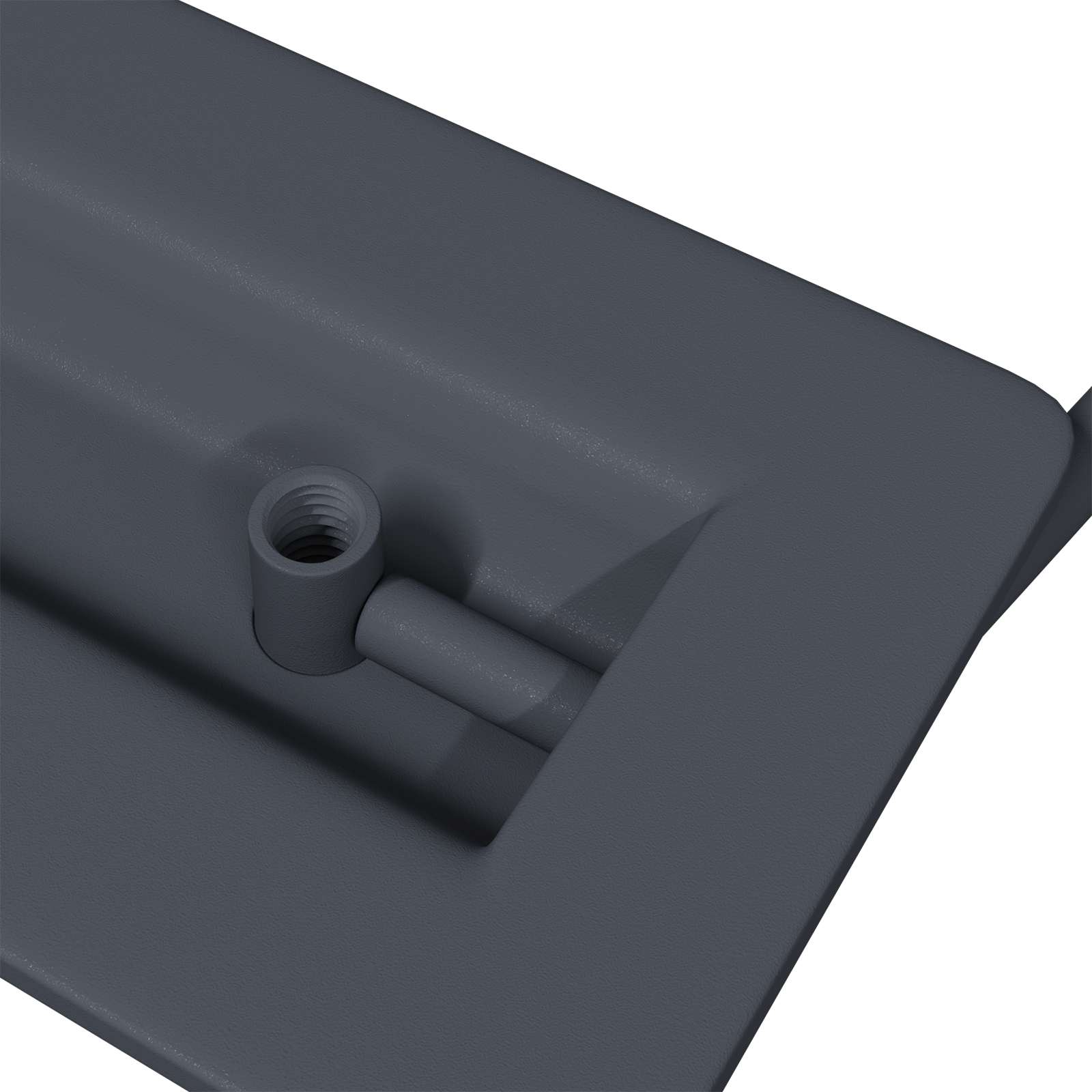 Χερούλια Ντουλαπιών 12 pcs Ανθρακί 85 x 45 χιλ Μέταλλο - Pakobazaar