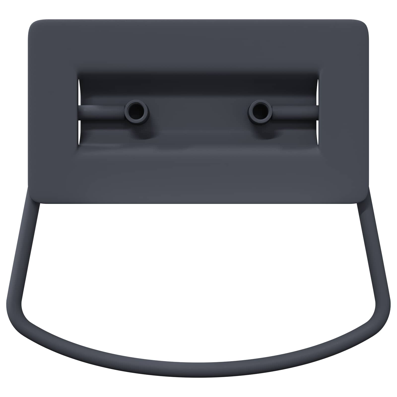 Χερούλια Ντουλαπιών 12 pcs Ανθρακί 85 x 45 χιλ Μέταλλο - Pakobazaar