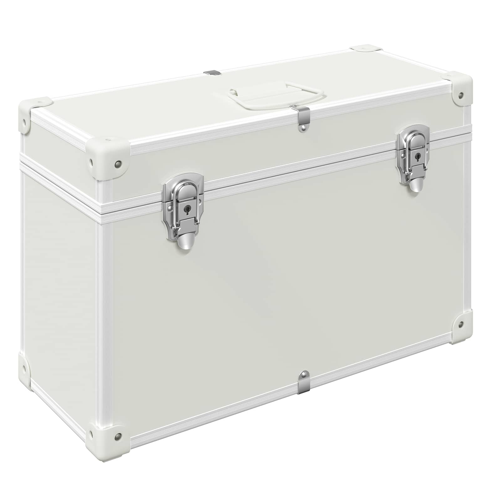 Χερούλια Ντουλαπιών 12 pcs Λευκό 85 x 45 χιλ Μέταλλο - Pakobazaar