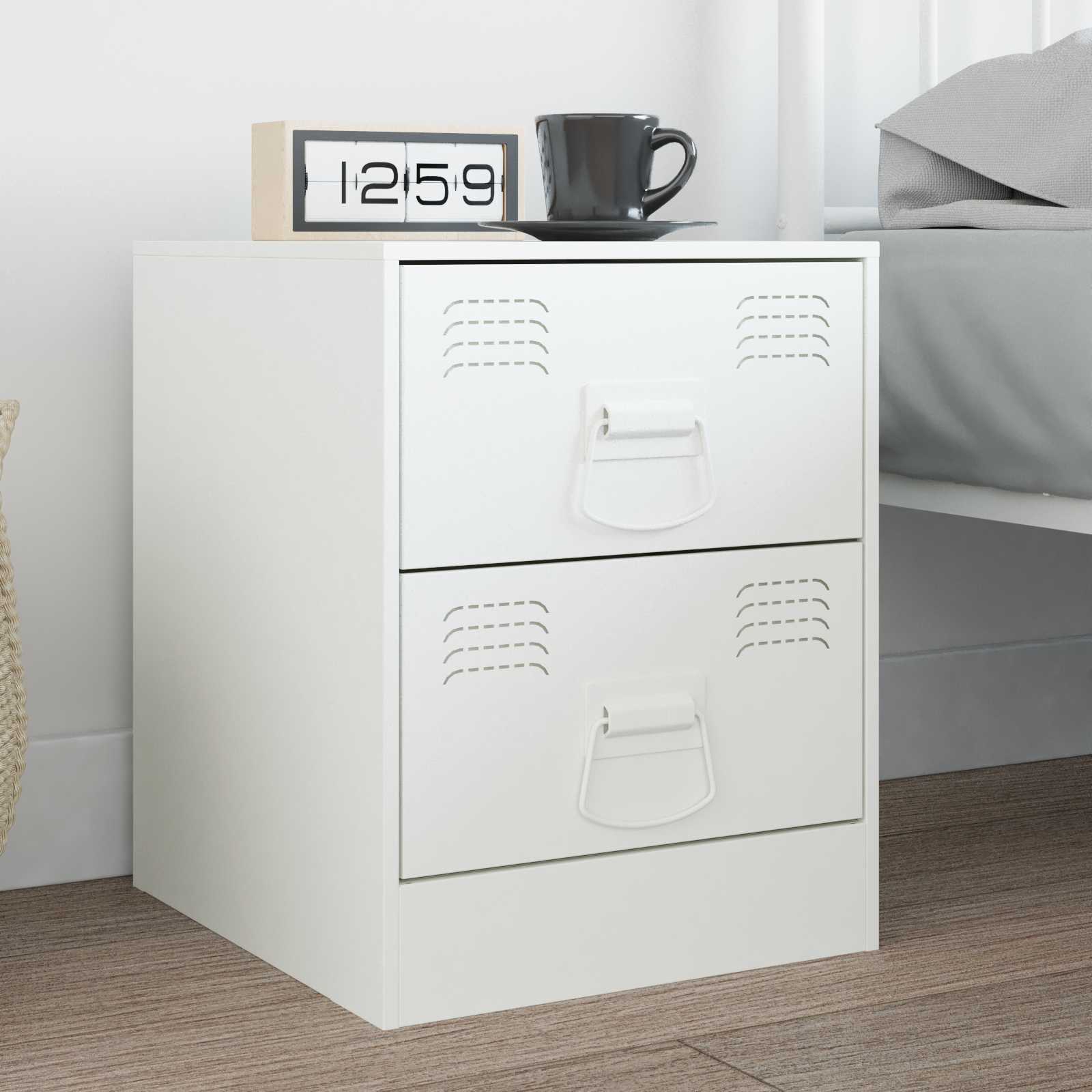 Χερούλια Ντουλαπιών Λευκό 85 x 45 χιλ Μέταλλο - Pakobazaar