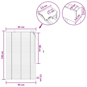 Βενετσιάνικη Σκίαση Όψη Δρύς 85 x 130 εκ 35 mm - Pakobazaar