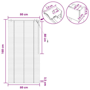 Βενετσιάνικη Σκίαση Όψη Δρύς 80 x 160 cm 35 mm - Pakobazaar