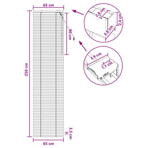 Βενετσιάνικη Σκίαση Λευκό 65 x 250 cm 35 mm - Pakobazaar