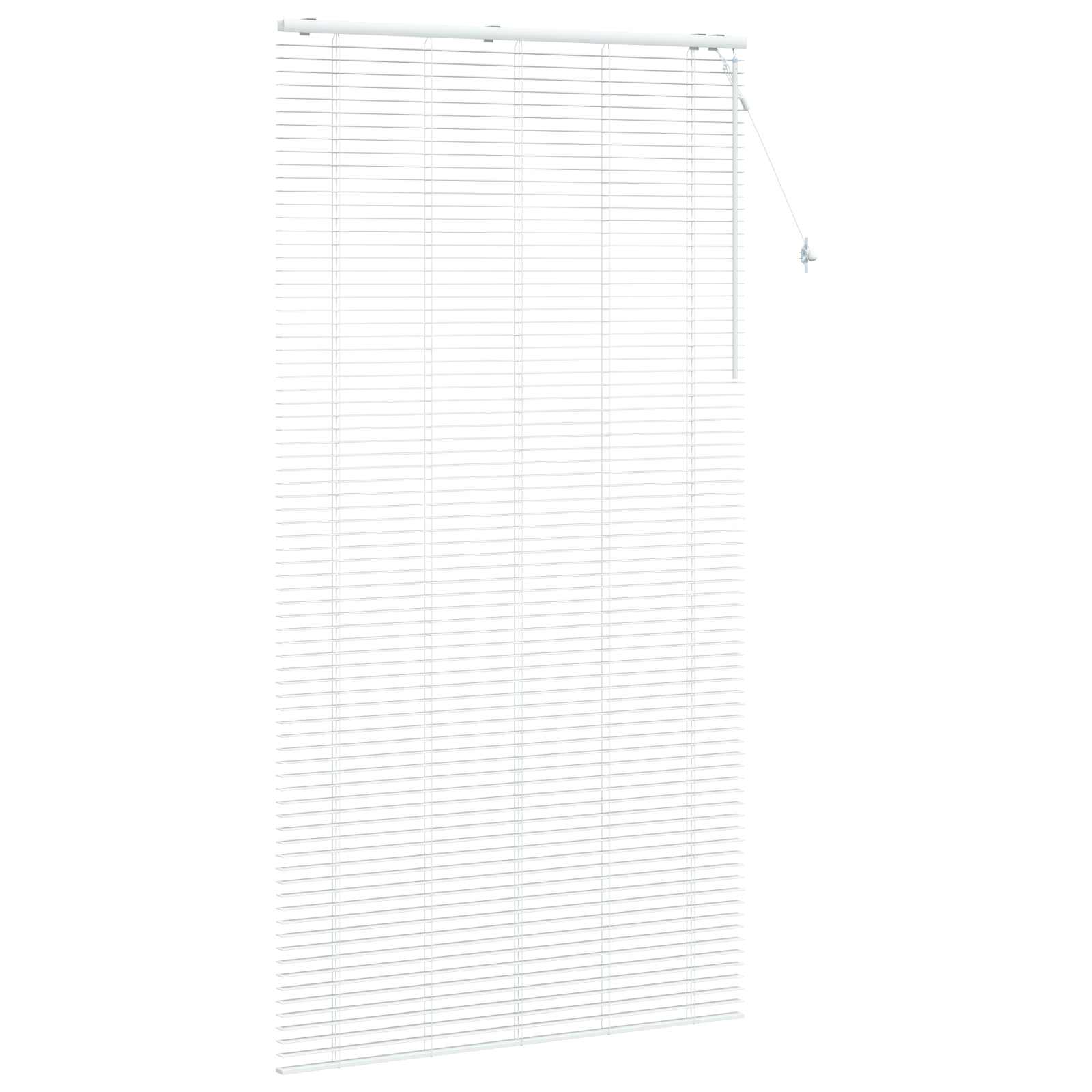 Βενετσιάνικη Σκίαση Λευκό 125 x 250 cm 35 mm