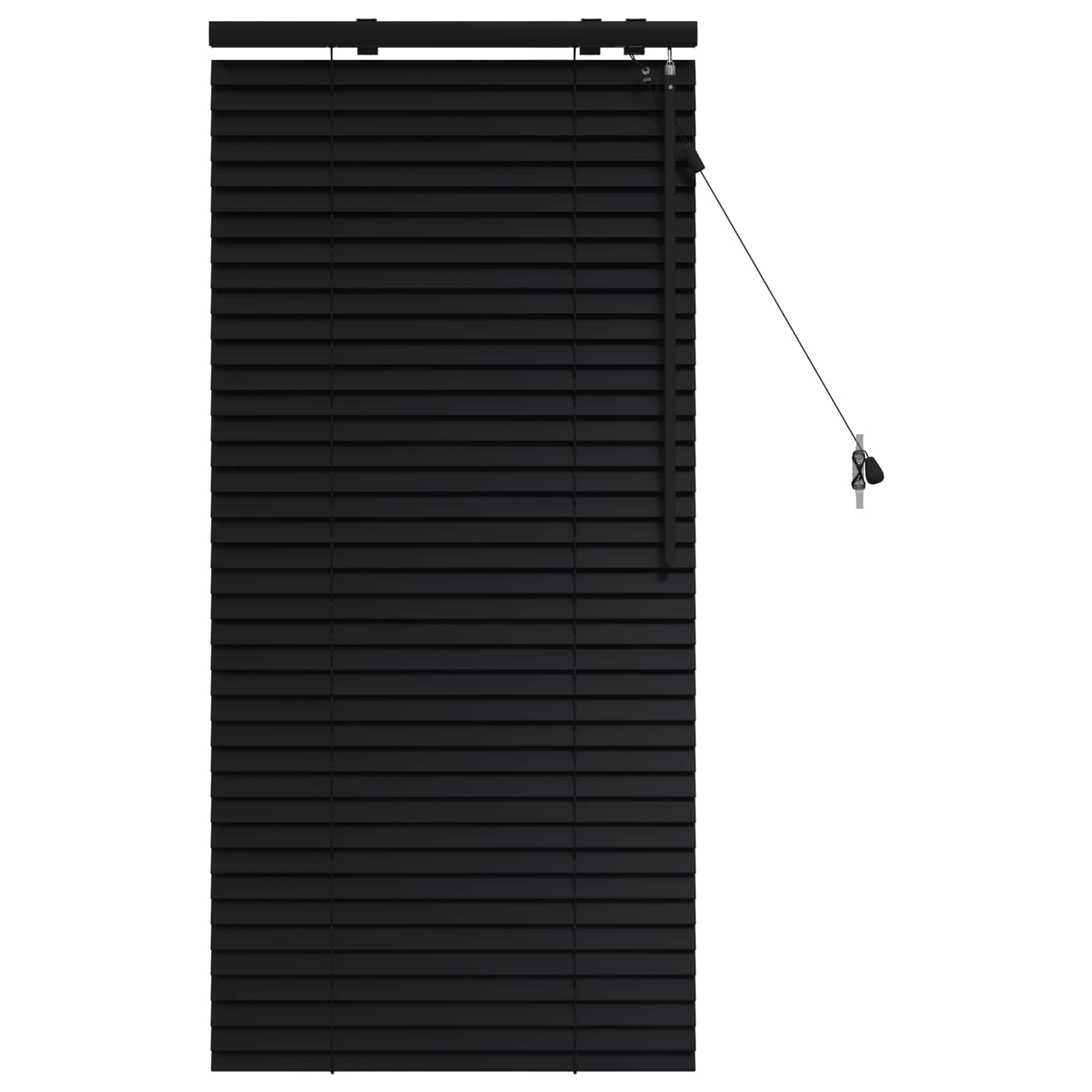 Βενετσιάνικη Σκίαση Μαύρο 65 x 130 εκ 35 mm - Pakobazaar
