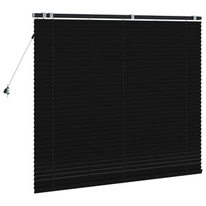 Βενετσιάνικη Σκίαση Μαύρο 150 x 130 εκ 35 mm - Pakobazaar
