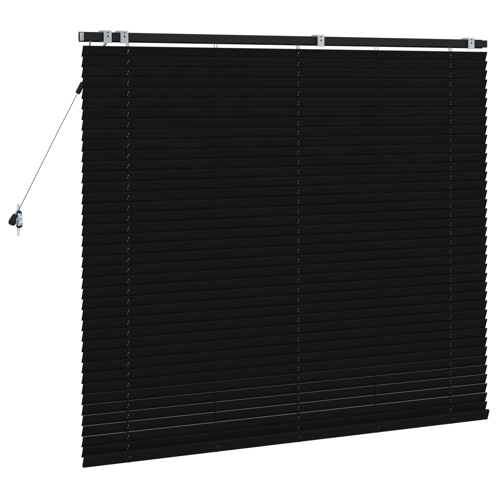 Βενετσιάνικη Σκίαση Μαύρο 155 x 130 εκ 35 mm - Pakobazaar