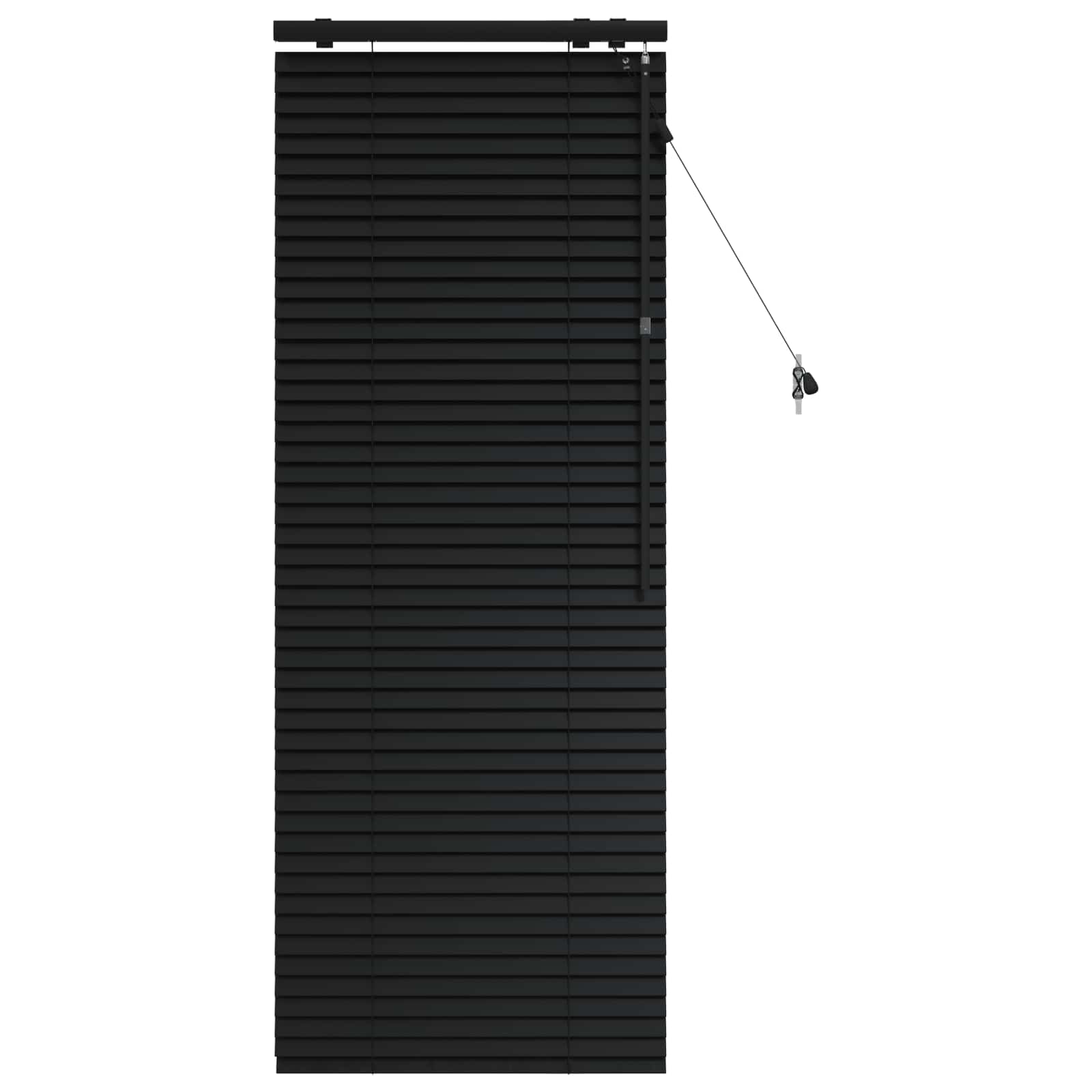 Βενετσιάνικη Σκίαση Μαύρο 55 x 160 εκ. 35 mm - Pakobazaar