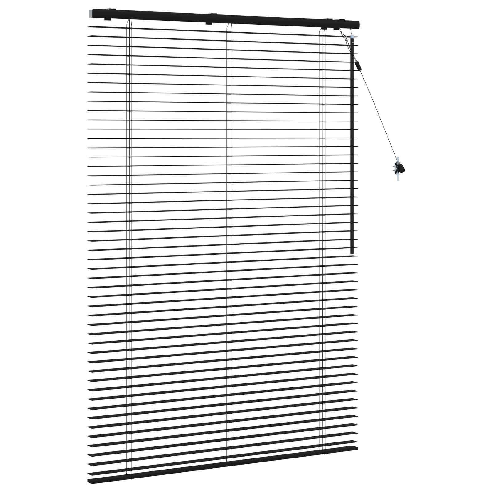 Βενετσιάνικη Σκίαση Μαύρο 105 x 160 εκ 35 mm - Pakobazaar