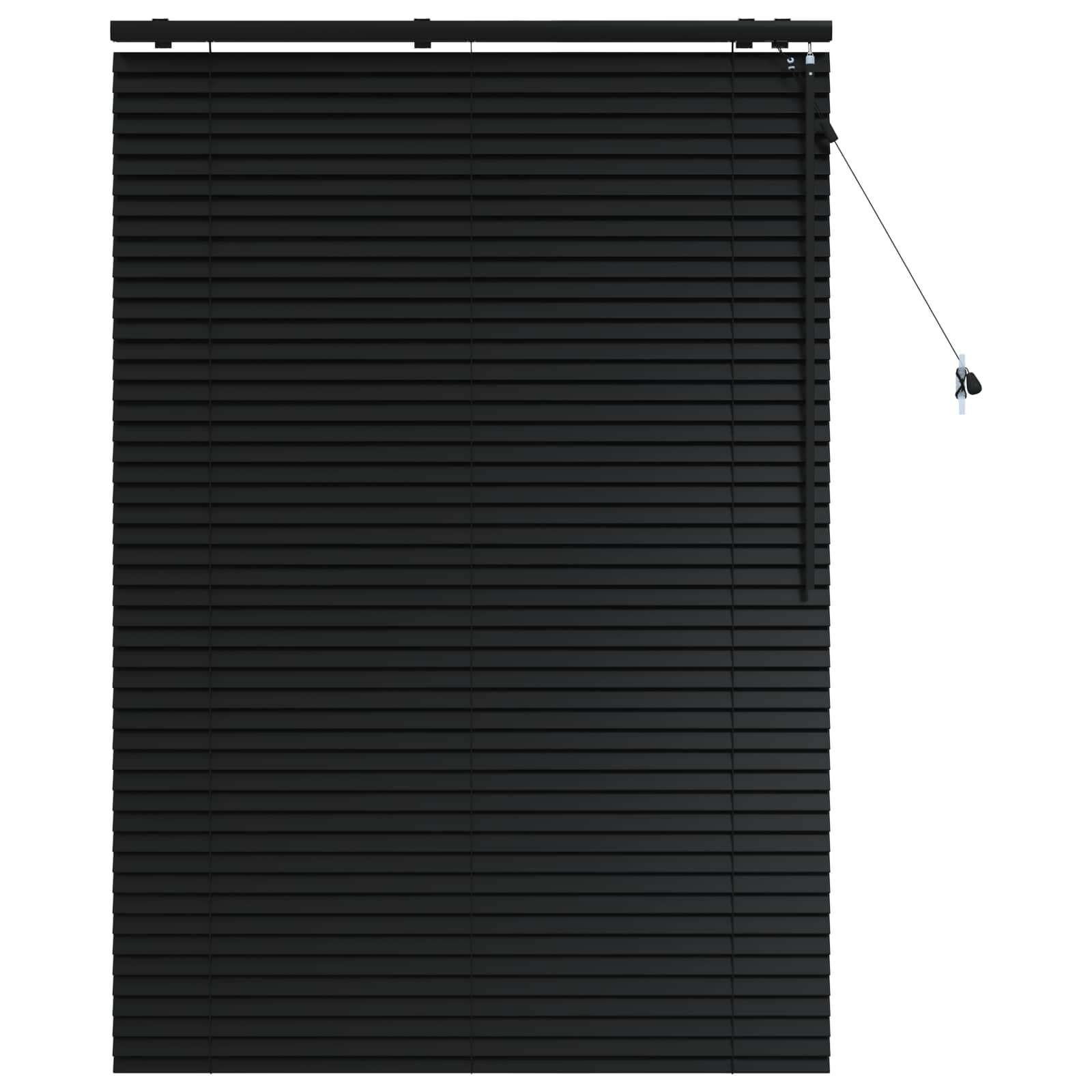 Βενετσιάνικη Σκίαση Μαύρο 120 x 160 cm 35 mm - Pakobazaar