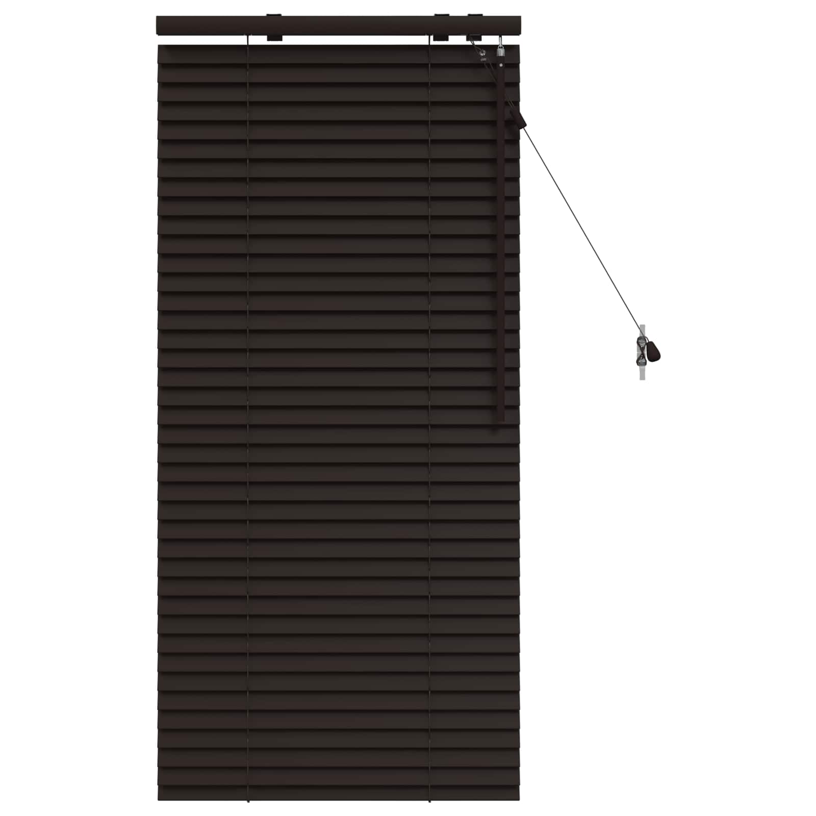 Βενετσιάνικη Σκίαση Σκούρο Καφέ 60 x 130 cm 35 mm - Pakobazaar