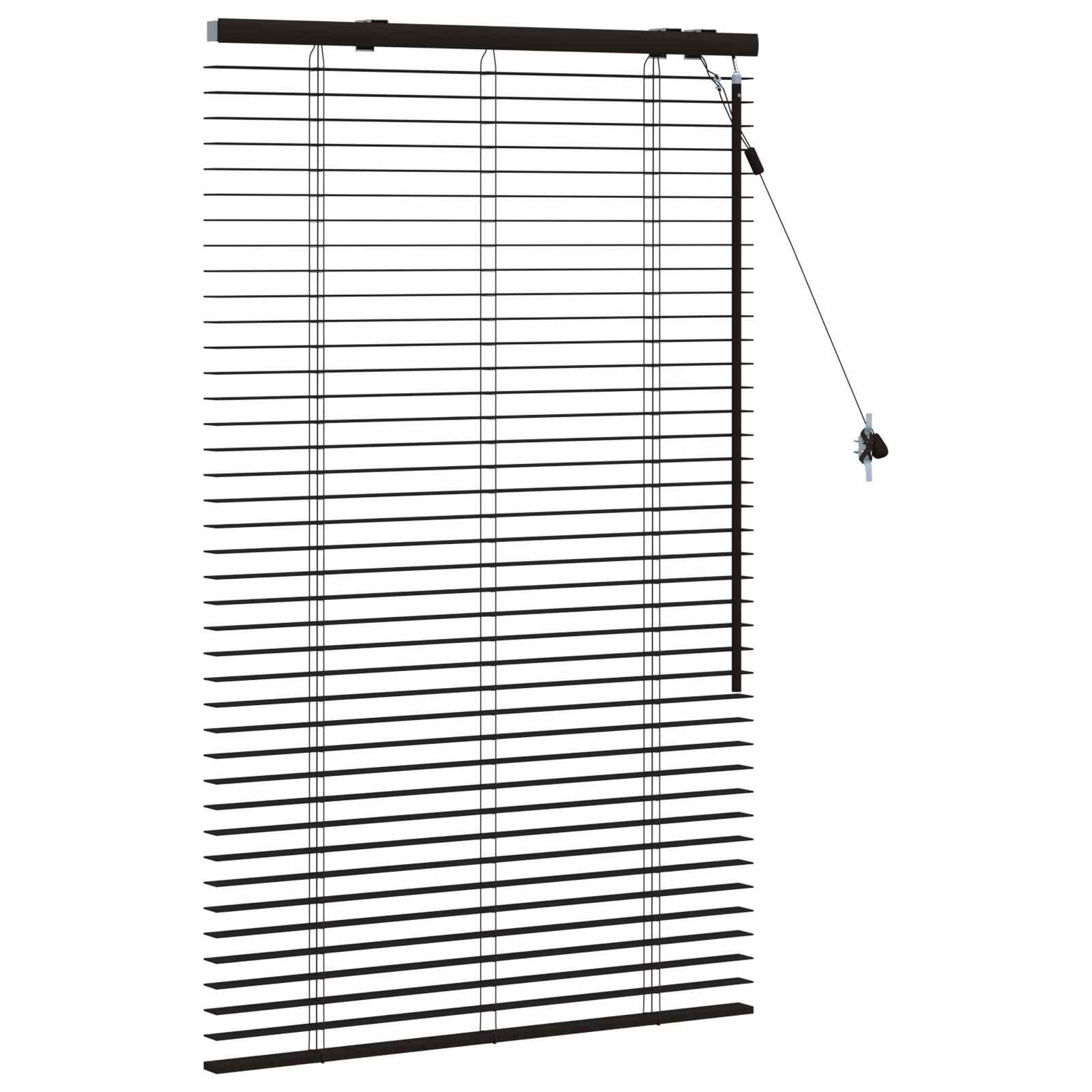Βενετσιάνικη Σκίαση Σκούρο Καφέ 95 x 130 εκ 35 mm - Pakobazaar