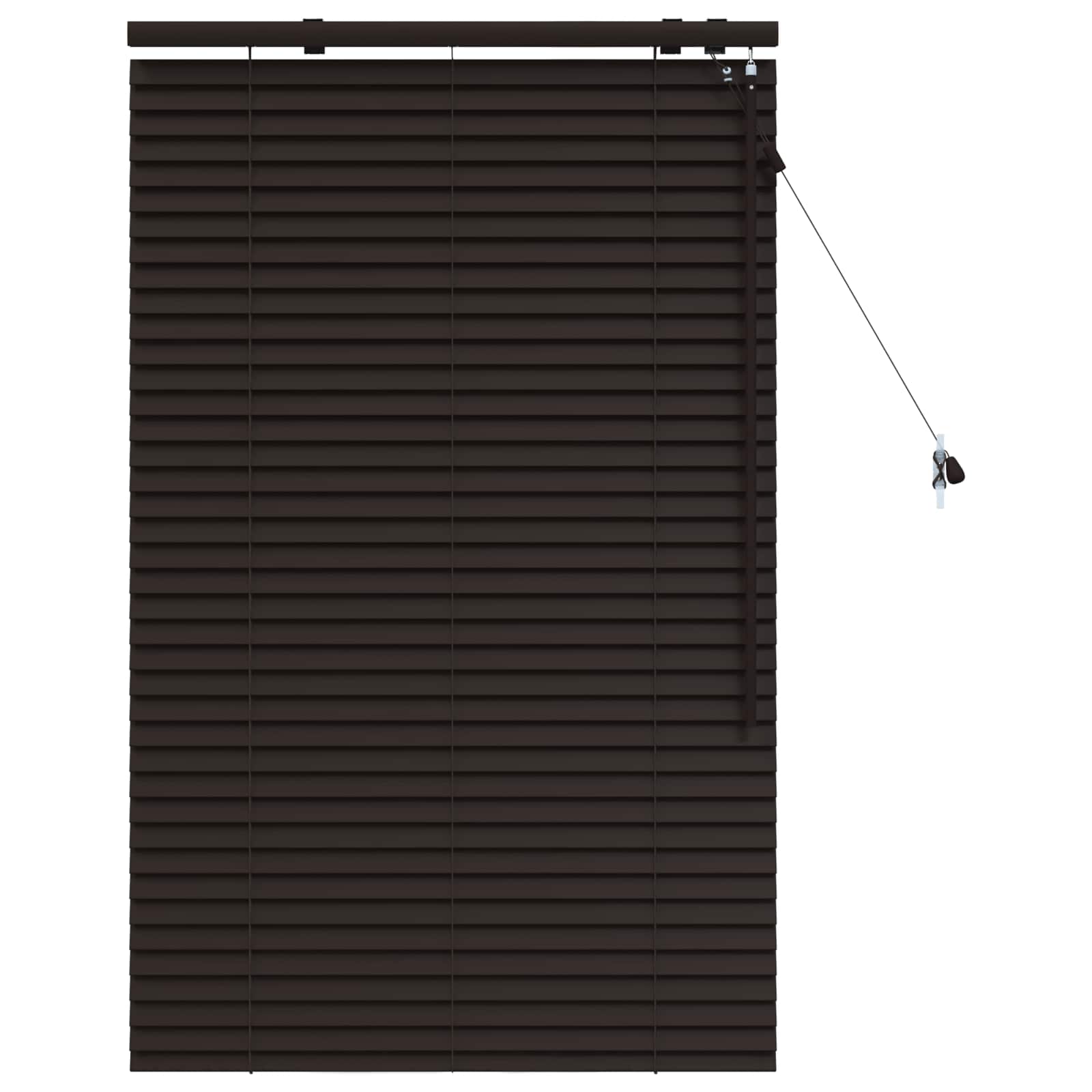 Βενετσιάνικη Σκίαση Σκούρο Καφέ 95 x 130 εκ 35 mm - Pakobazaar