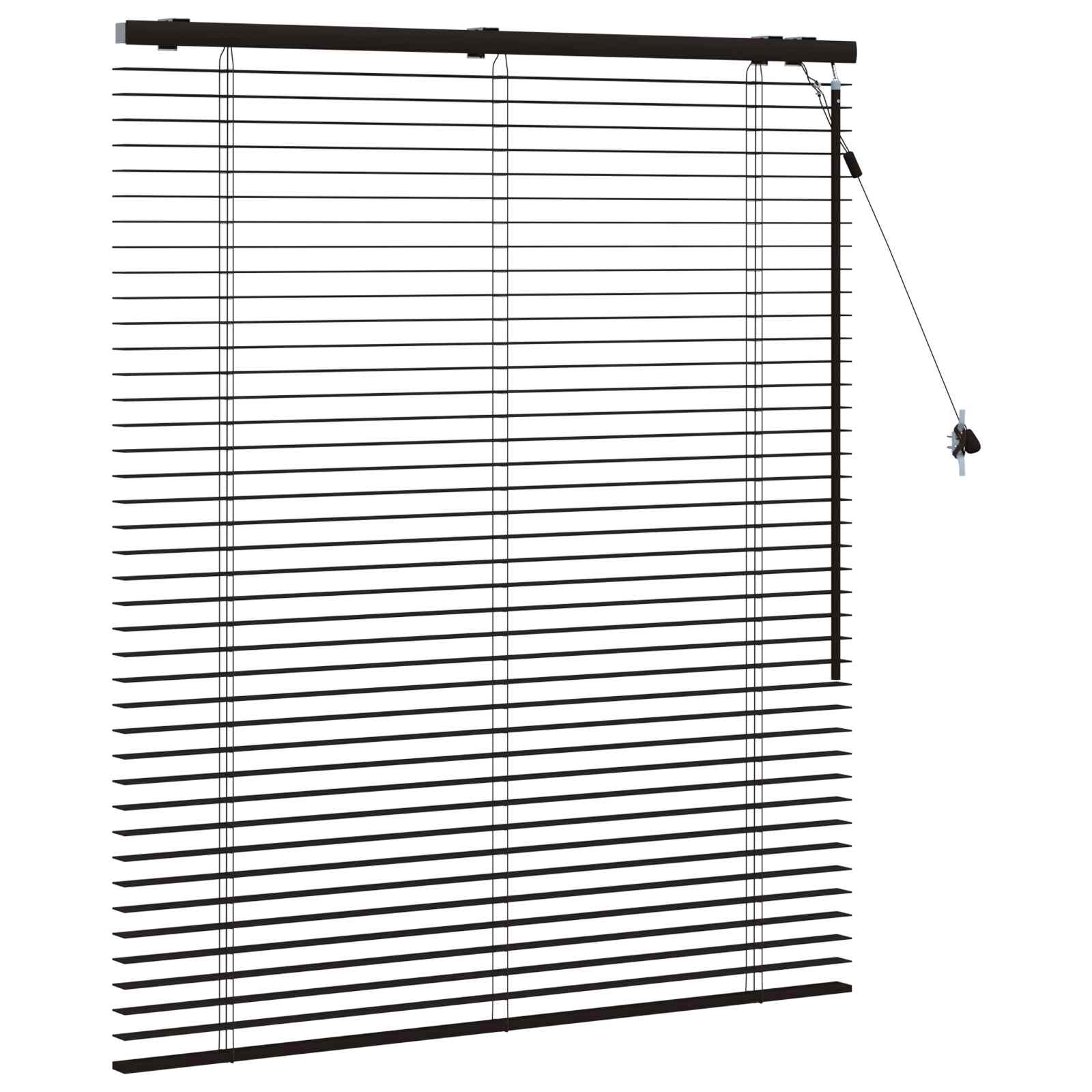 Βενετσιάνικη Σκίαση Σκούρο Καφέ 110 x 130 cm 35 mm - Pakobazaar