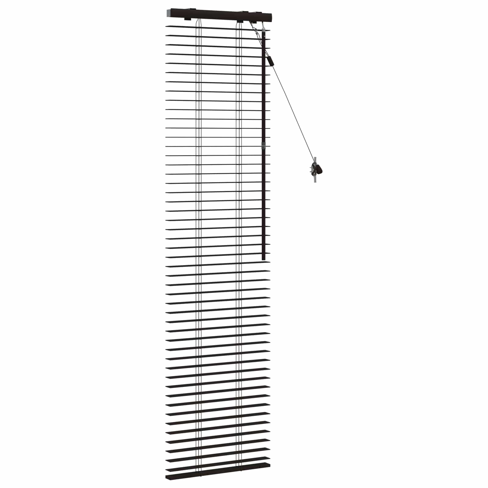 Βενετσιάνικη Σκίαση Σκούρο Καφέ 45 x 160 εκ. 35 mm - Pakobazaar
