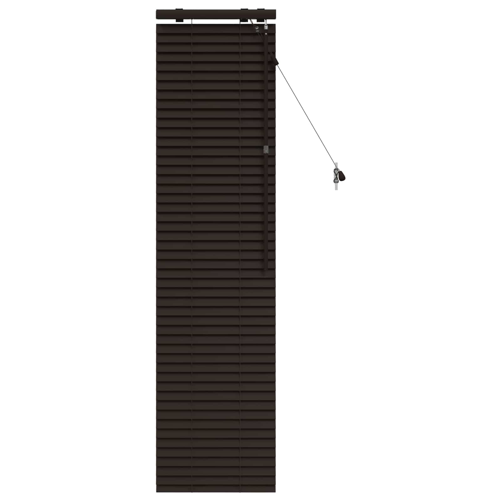 Βενετσιάνικη Σκίαση Σκούρο Καφέ 45 x 160 εκ. 35 mm - Pakobazaar
