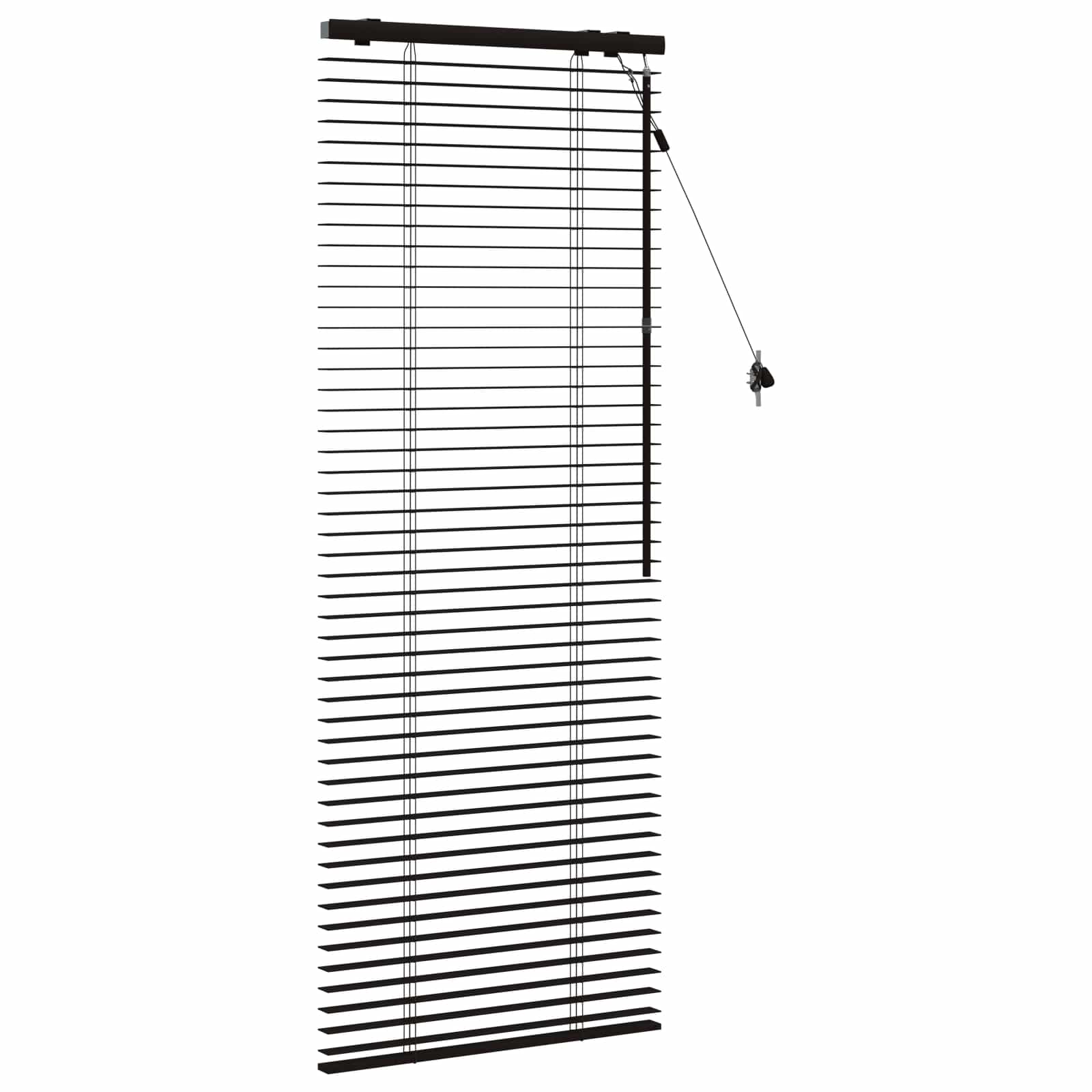 Βενετσιάνικη Σκίαση Σκούρο Καφέ 60 x 160 εκ. 35 mm - Pakobazaar