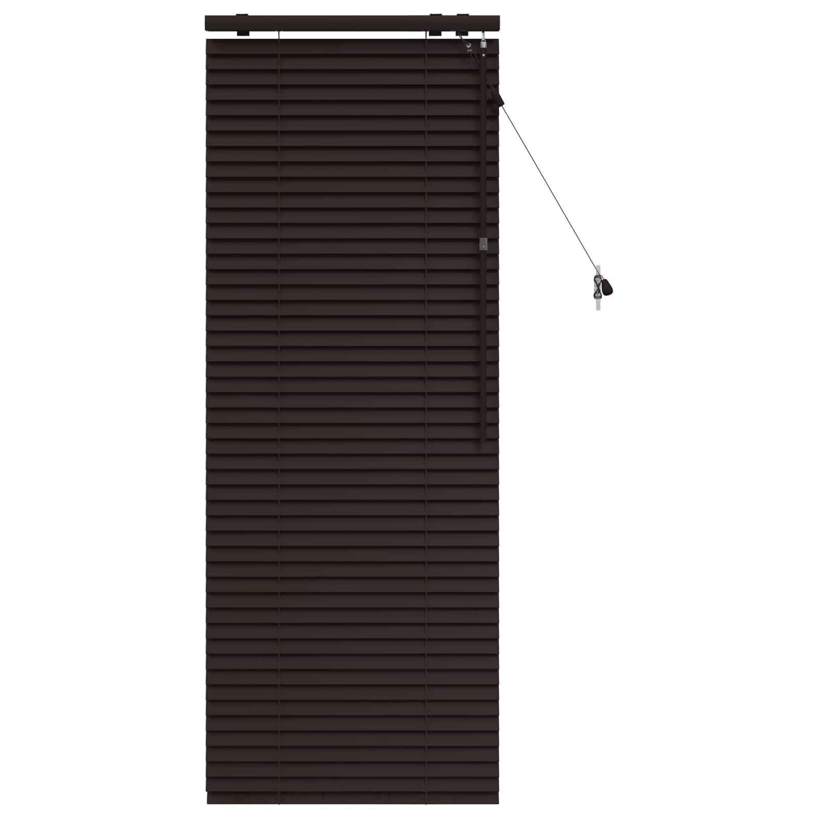 Βενετσιάνικη Σκίαση Σκούρο Καφέ 65 x 160 εκ. 35 mm - Pakobazaar