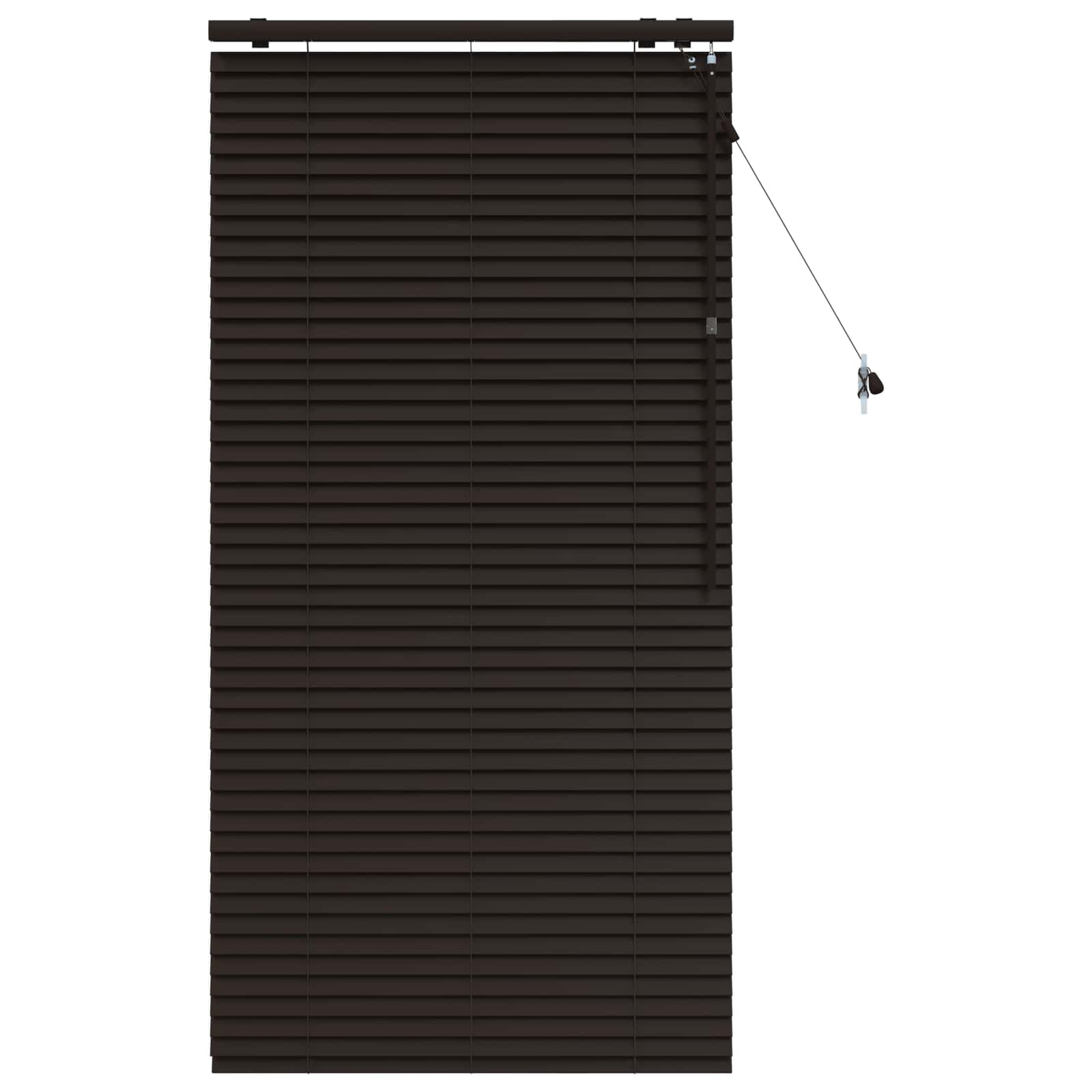Βενετσιάνικη Σκίαση Σκούρο Καφέ 75 x 160 εκ. 35 mm - Pakobazaar
