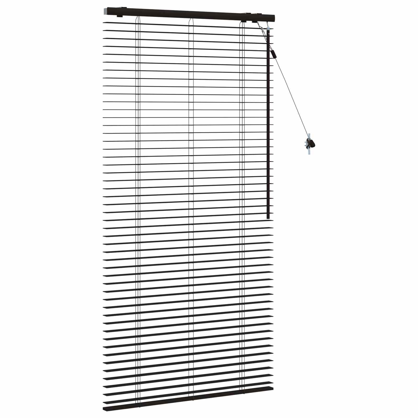 Βενετσιάνικη Σκίαση Σκούρο Καφέ 95 x 160 εκ. 35 mm - Pakobazaar
